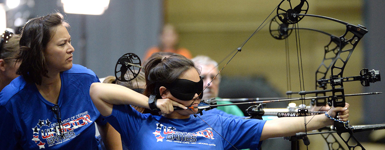 Archers Compete in First-Ever Visual Impairment Category at Warrior Games