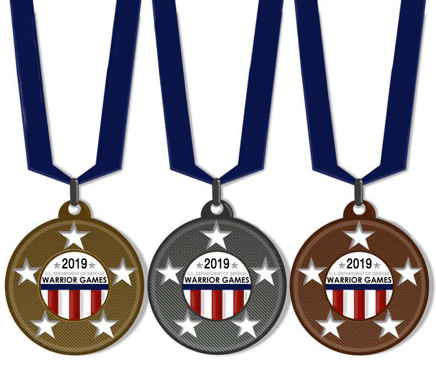 Warrior Game Medals