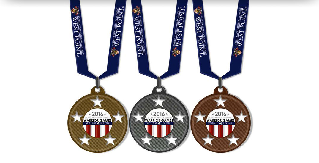 Warrior Game Medals